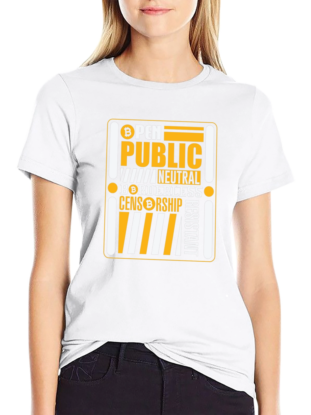 Bitcoin Crypto Open Public T-Shirt