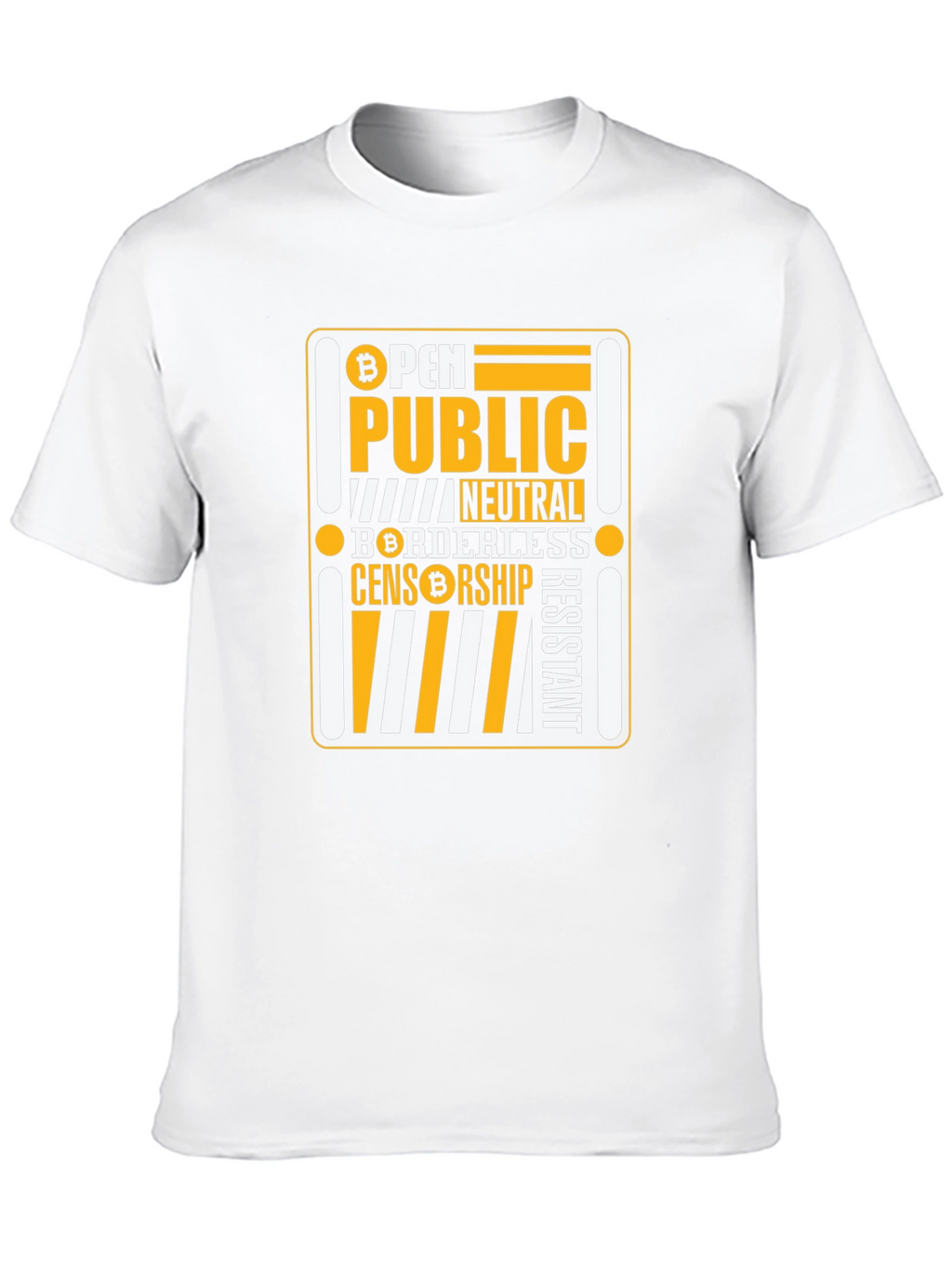 Bitcoin Crypto Open Public T-Shirt