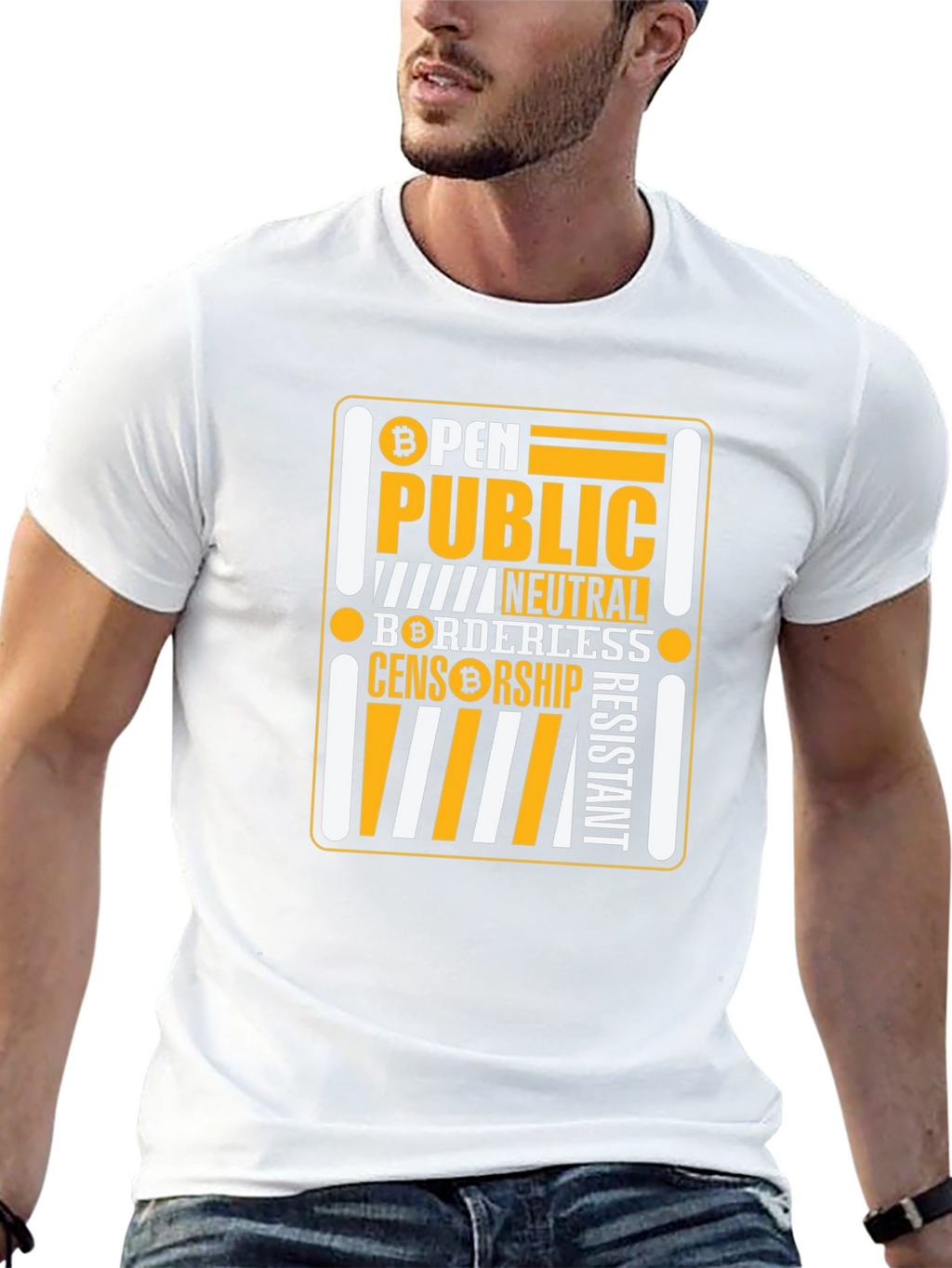 Bitcoin Crypto Open Public T-Shirt