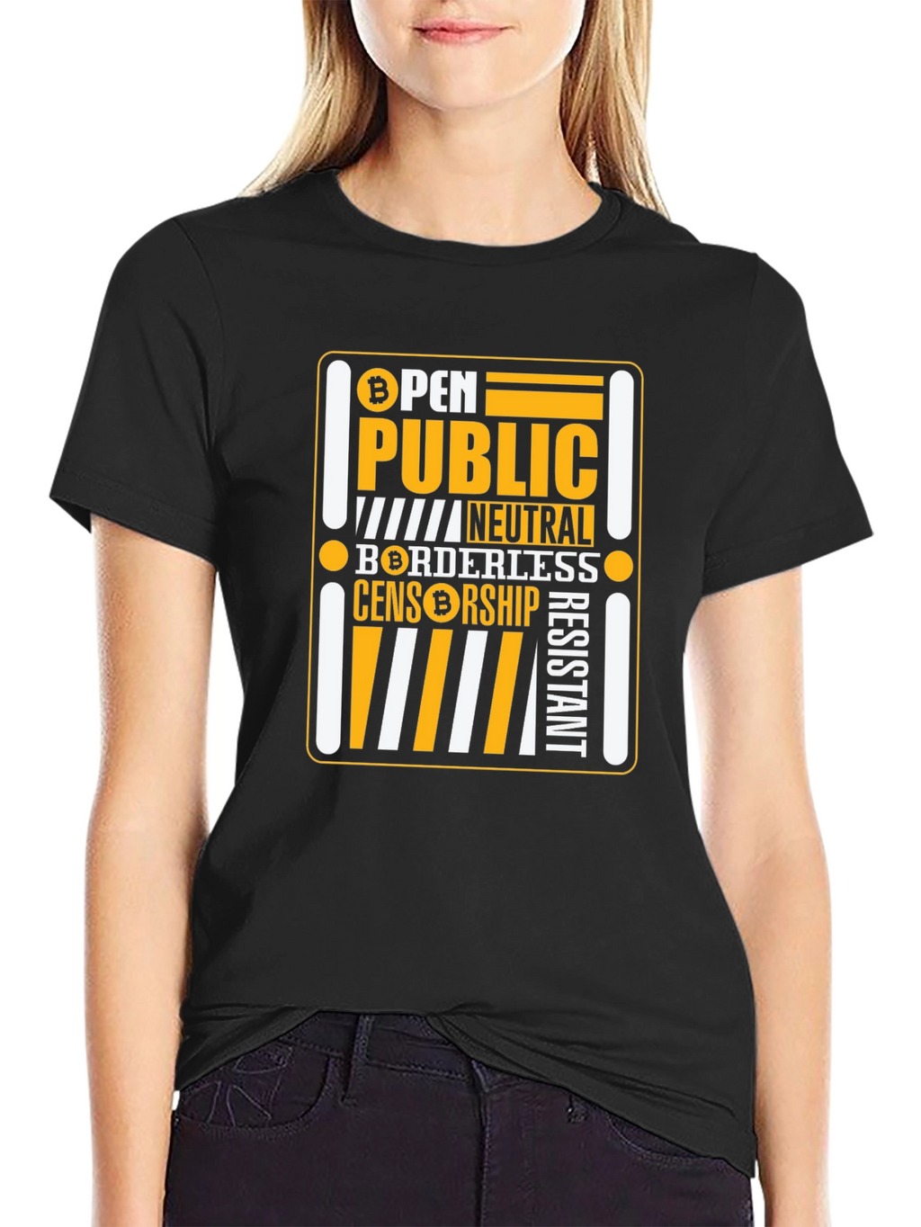 Bitcoin Crypto Open Public T-Shirt