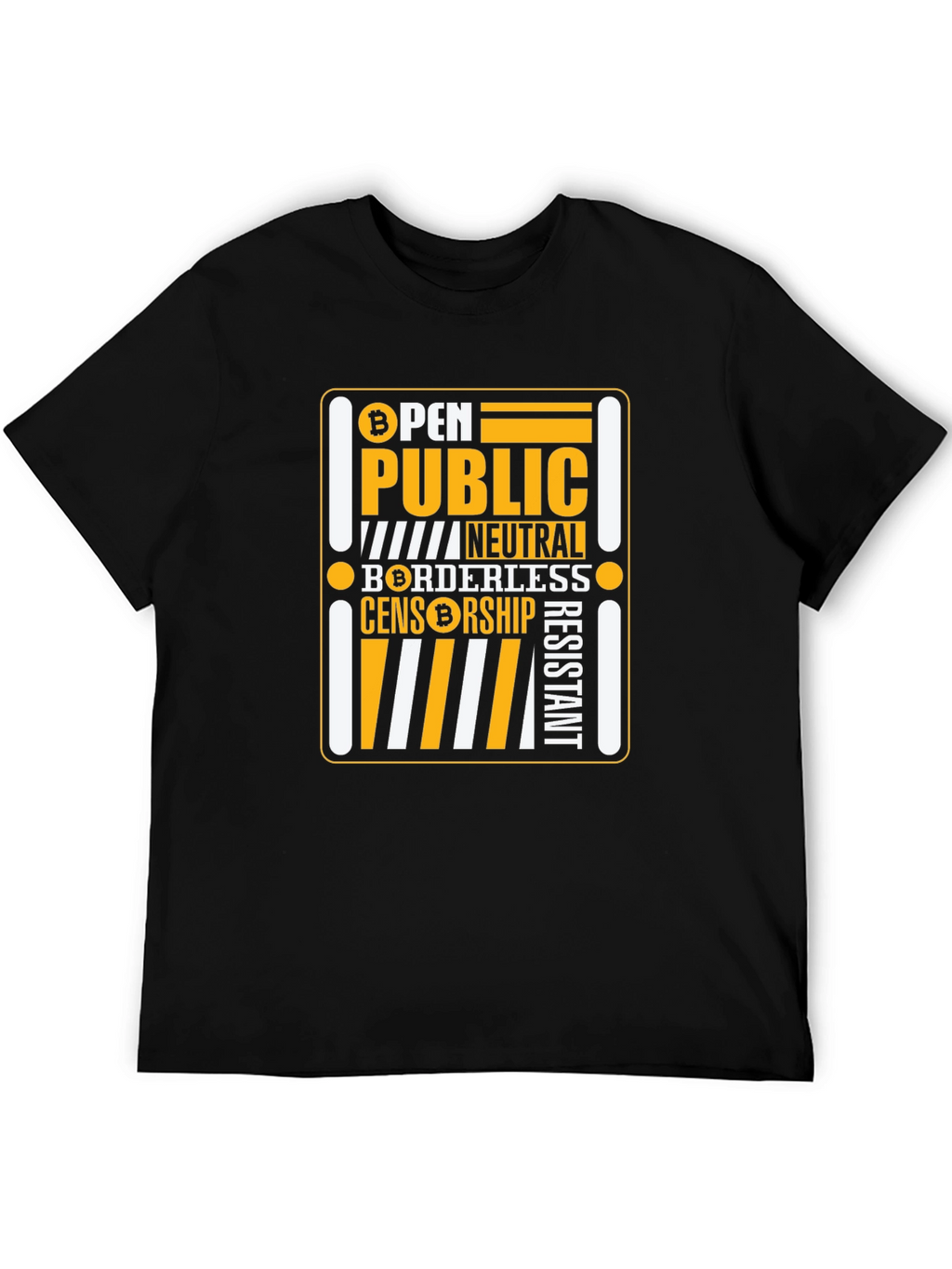 Bitcoin Crypto Open Public T-Shirt