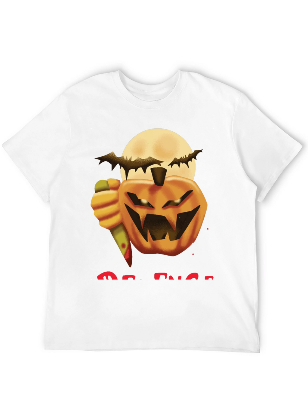 Halloween Pumpkin Knife T-Shirt