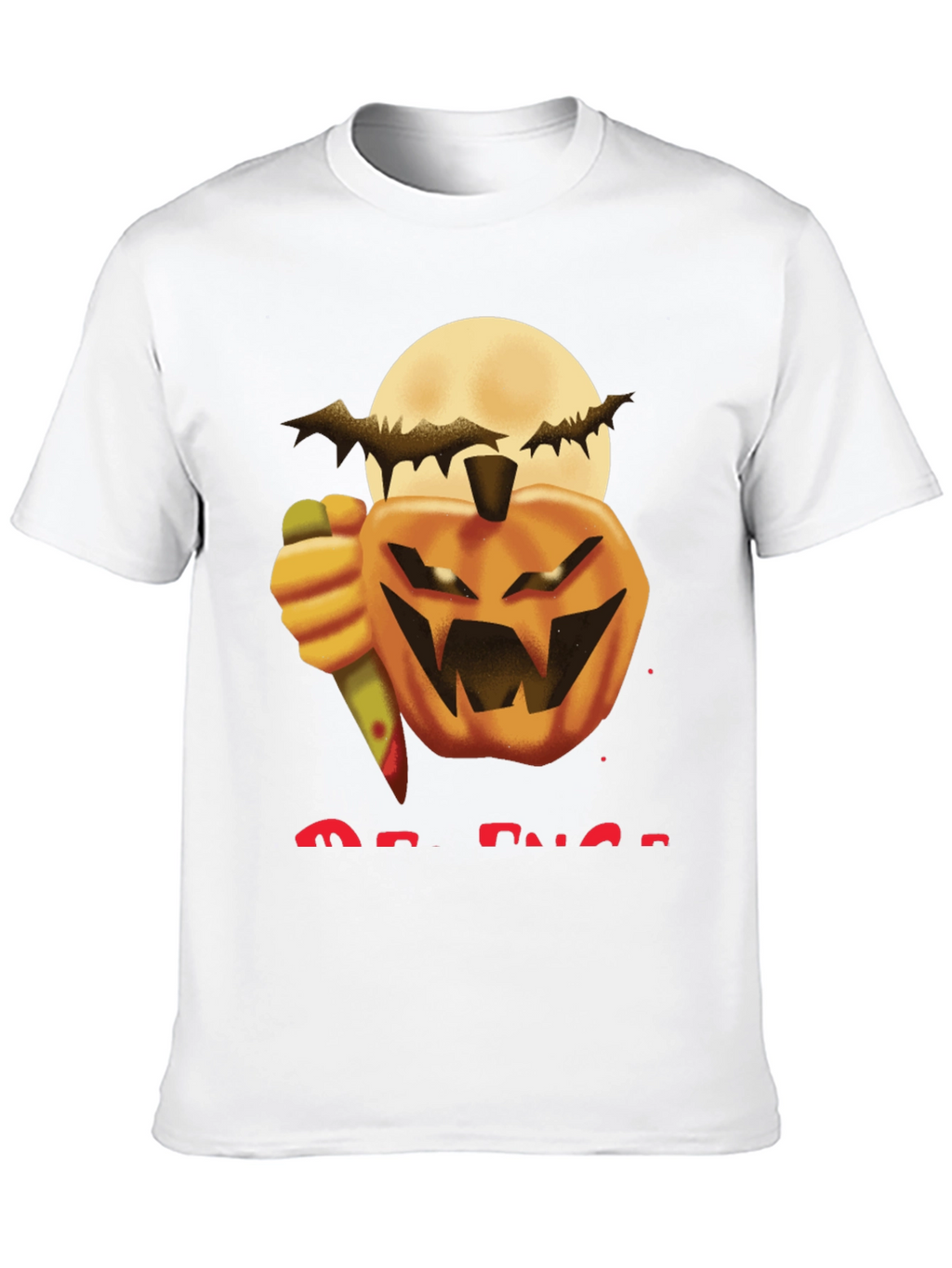 Halloween Pumpkin Knife T-Shirt