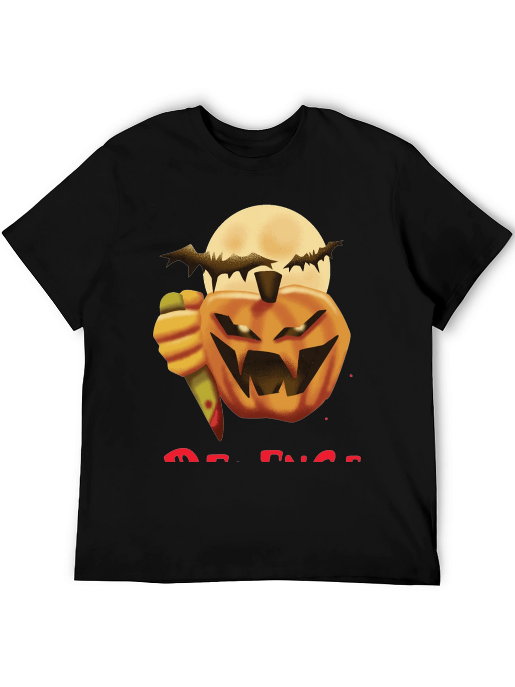 Halloween Pumpkin Knife T-Shirt