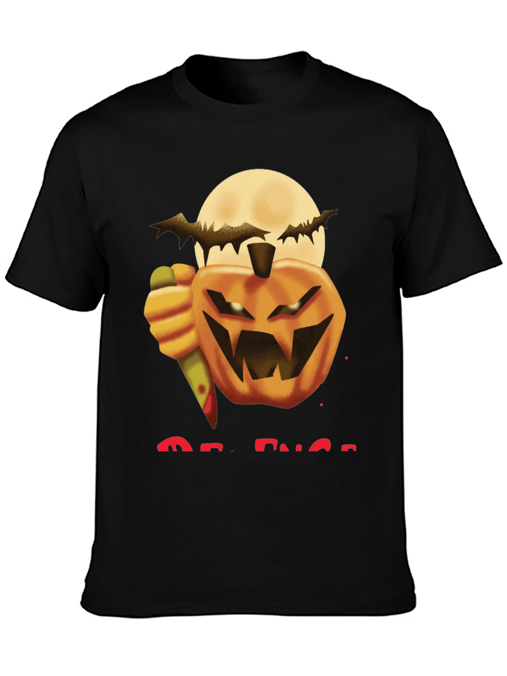 Halloween Pumpkin Knife T-Shirt