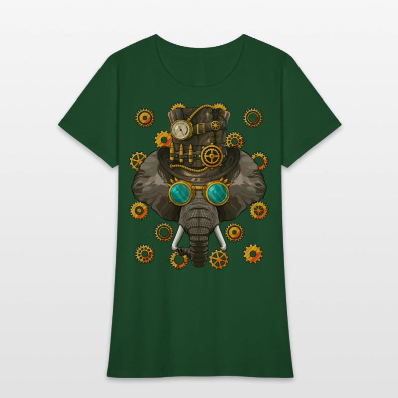 Steampunk Elephant Medieval Victorian Steam Powere