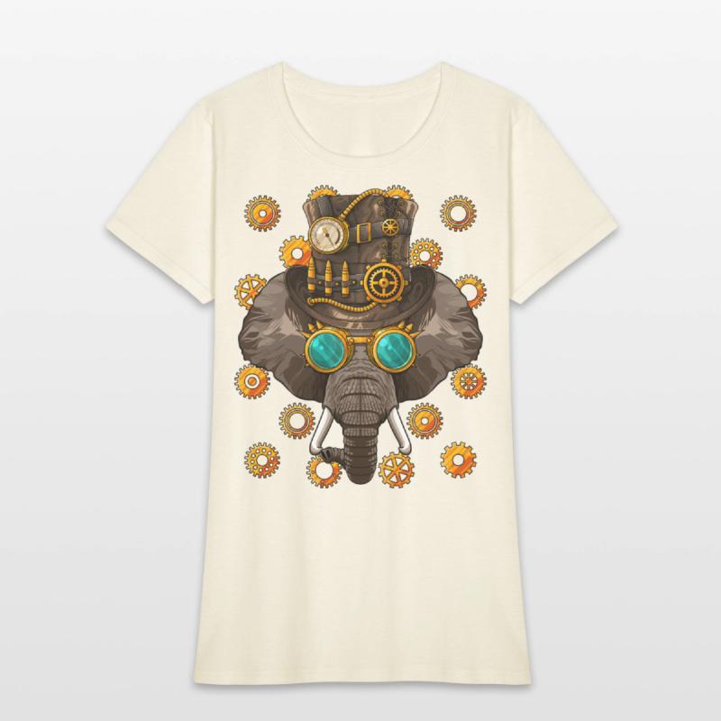 Steampunk Elephant Medieval Victorian Steam Powere