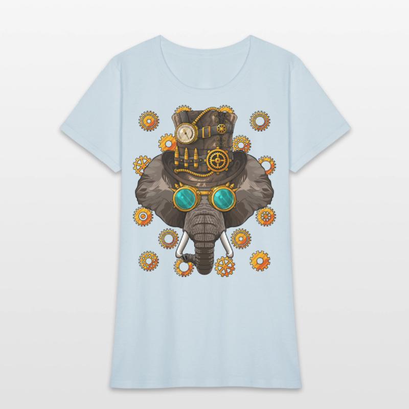 Steampunk Elephant Medieval Victorian Steam Powere