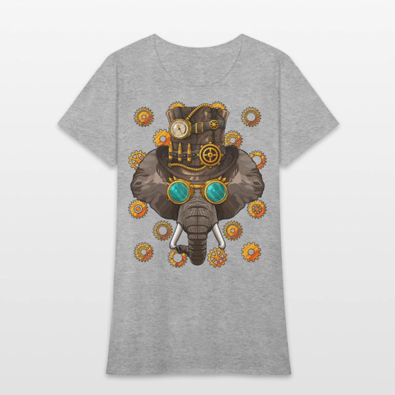 Steampunk Elephant Medieval Victorian Steam Powere