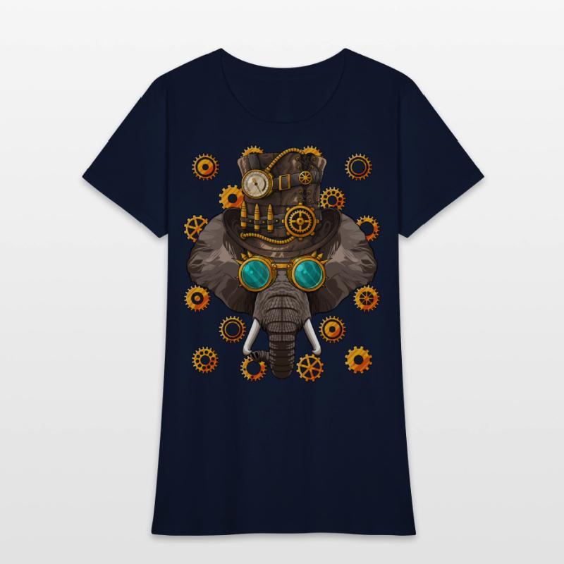 Steampunk Elephant Medieval Victorian Steam Powere