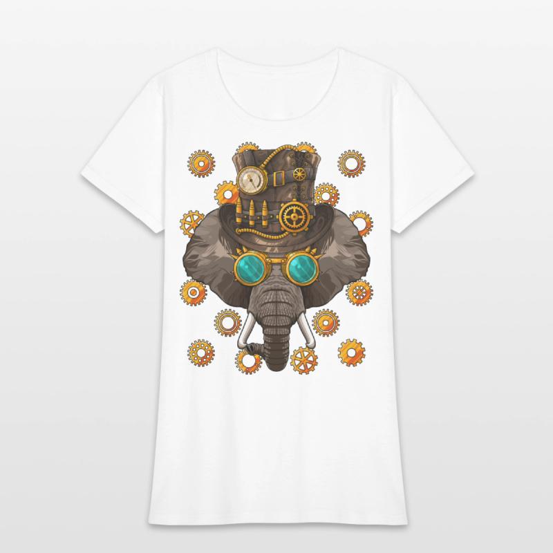 Steampunk Elephant Medieval Victorian Steam Powere