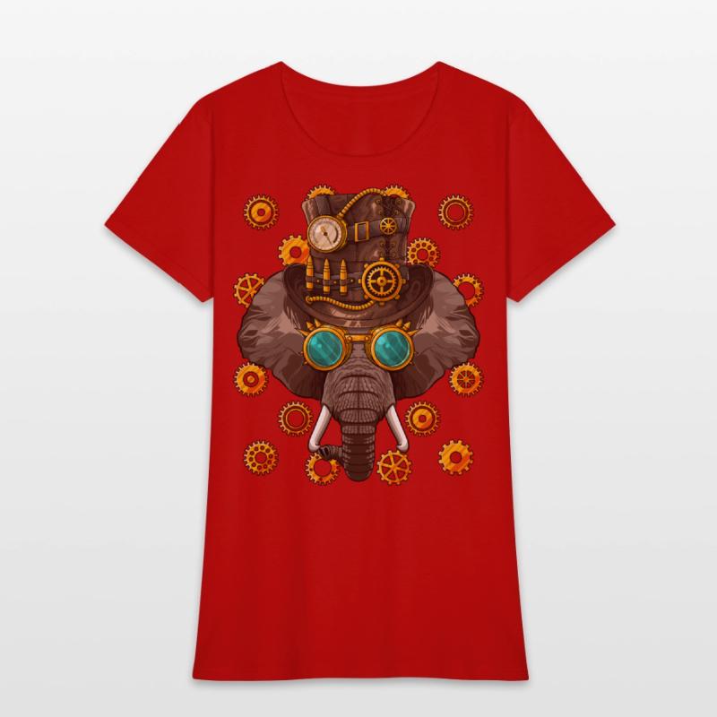 Steampunk Elephant Medieval Victorian Steam Powere