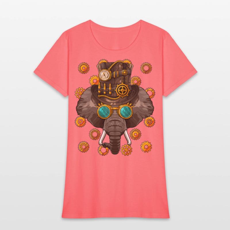 Steampunk Elephant Medieval Victorian Steam Powere