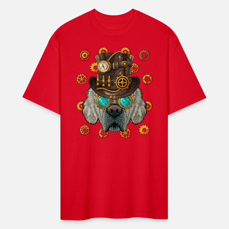 Steampunk Golden Retriever Medieval Victorian Stea