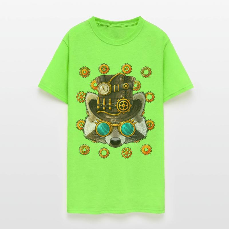 Steampunk Raccoon Medieval Victorian Steam Powered