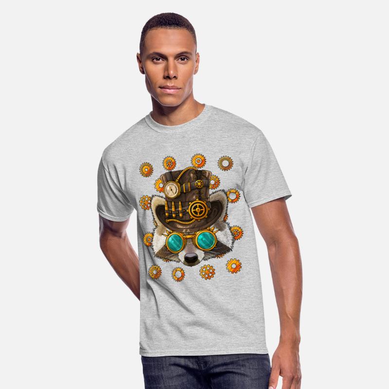 Steampunk Raccoon Medieval Victorian Steam Powered