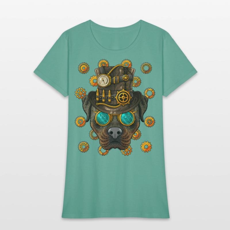 Steampunk Rottweiler Medieval Victorian Steam Powe