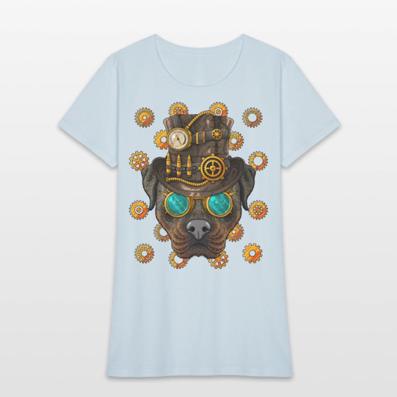 Steampunk Rottweiler Medieval Victorian Steam Powe