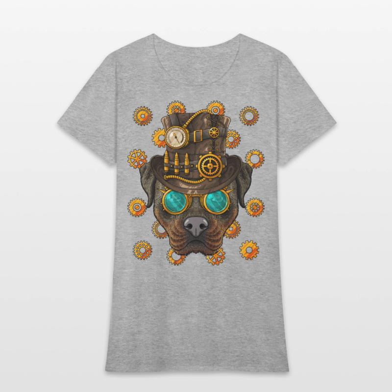 Steampunk Rottweiler Medieval Victorian Steam Powe