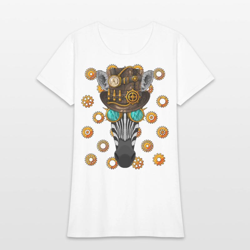 Steampunk Zebra Medieval Victorian Steam Powered A
