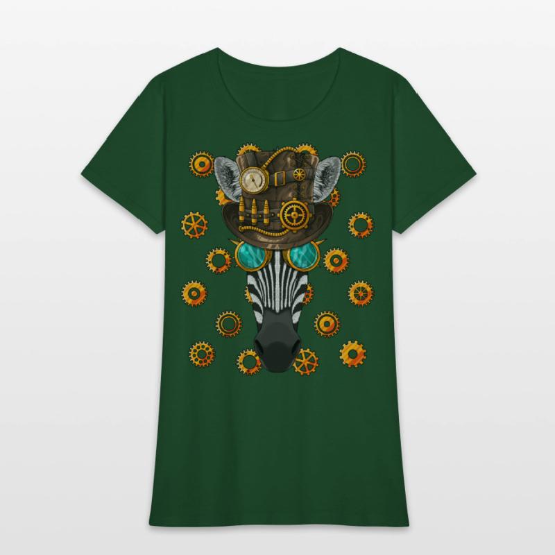 Steampunk Zebra Medieval Victorian Steam Powered A