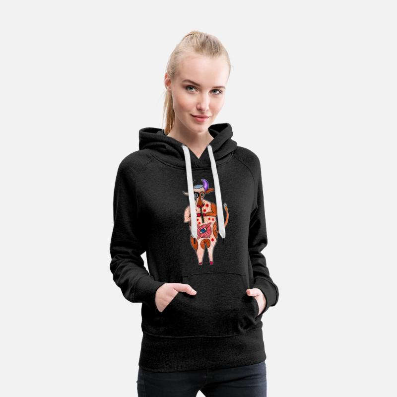 Strange cow. Funny cow. Abstract animal cow