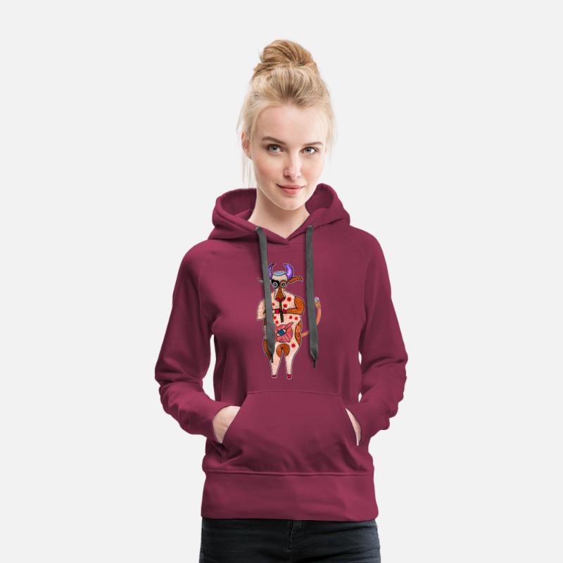 Strange cow. Funny cow. Abstract animal cow