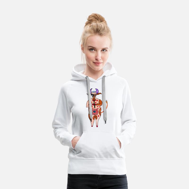 Strange cow. Funny cow. Abstract animal cow