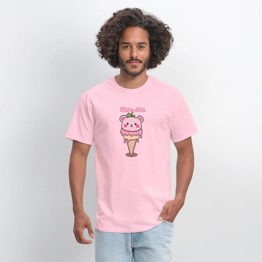 Straw-Bear Ice Cream Character Shirt