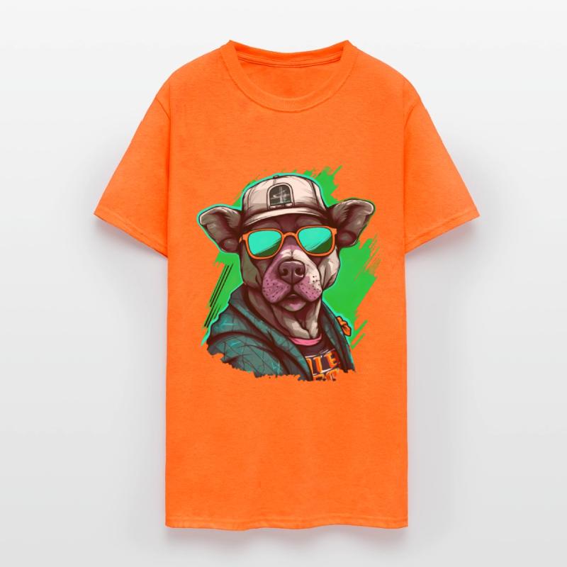 Street Art Dog Urban Rap Street