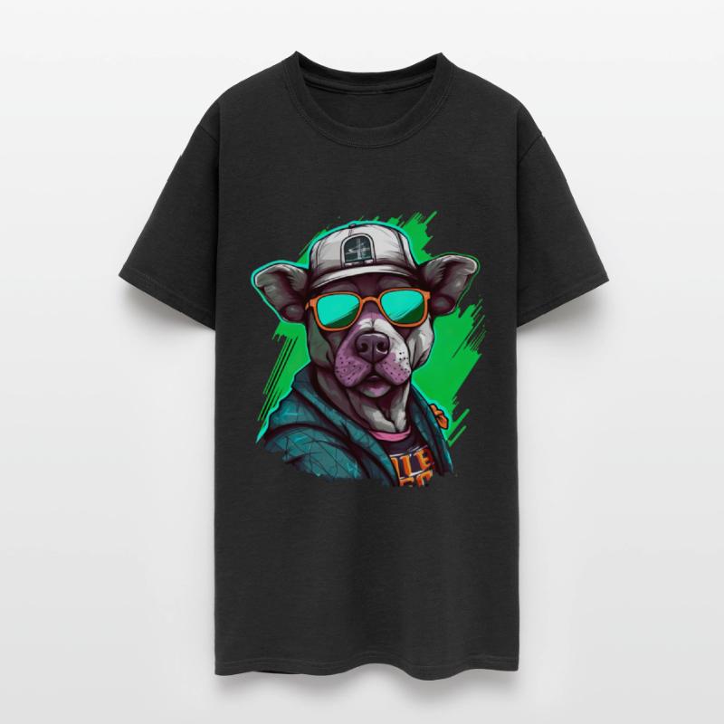 Street Art Dog Urban Rap Street