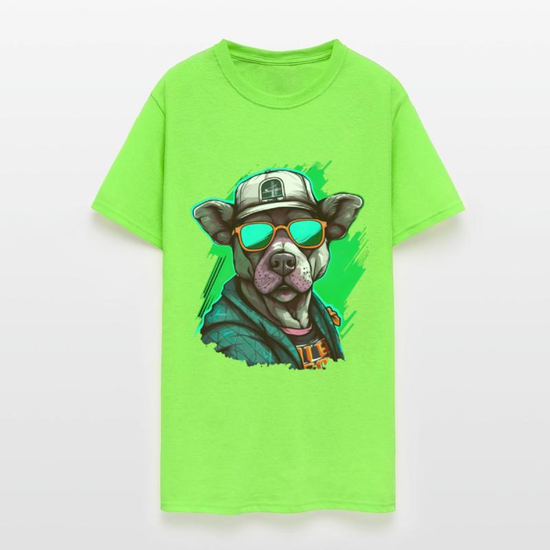 Street Art Dog Urban Rap Street