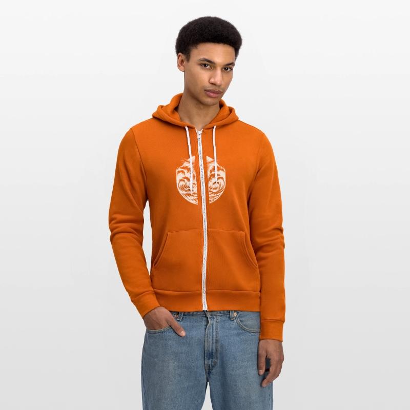 Striped Coastal Lighthouse In Heavy Seas