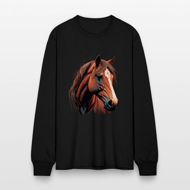 Stunning Horse Head Digital Illustration