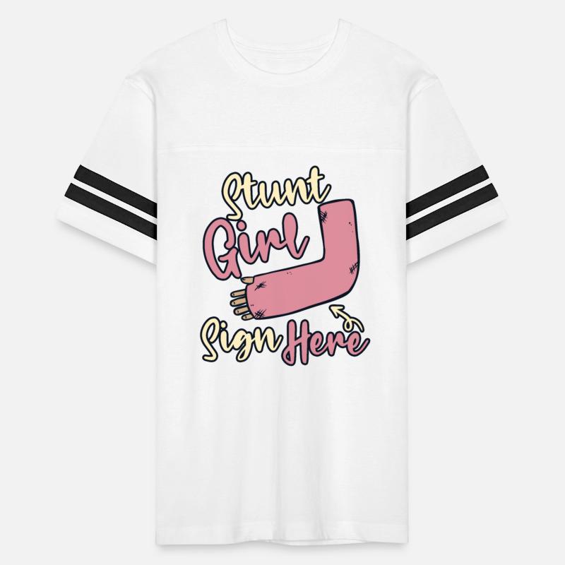 Stunt Girl Sign Here Broken Bone Broken Finger