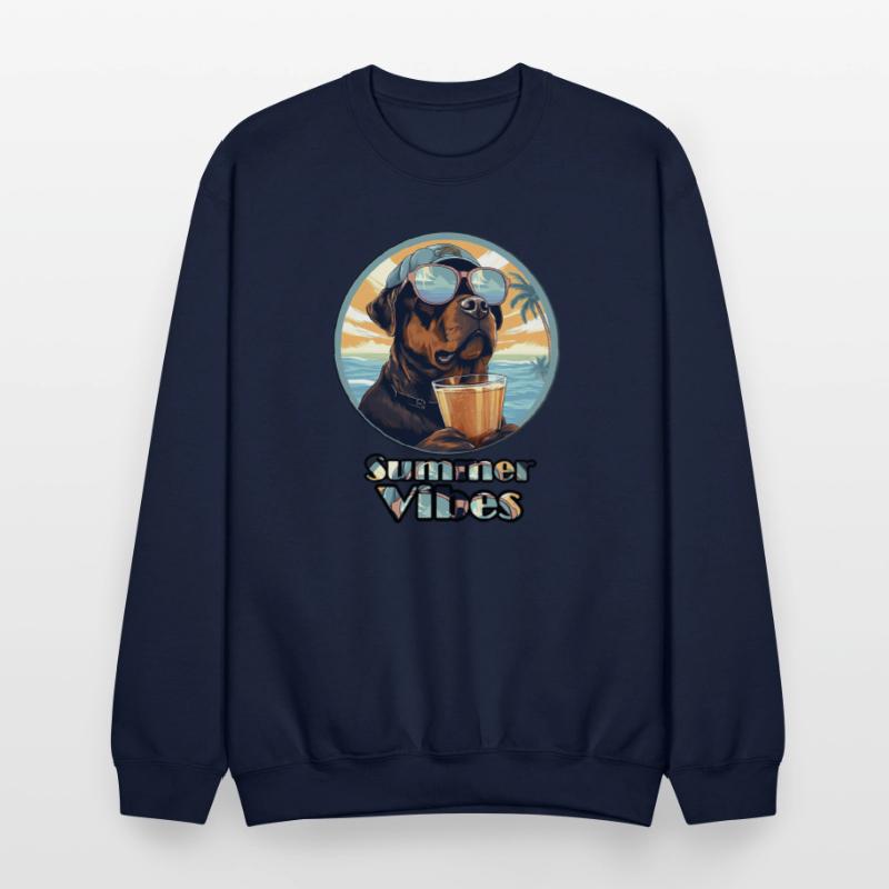 Summer Vibes Dog – Cool Beach Mood Tee