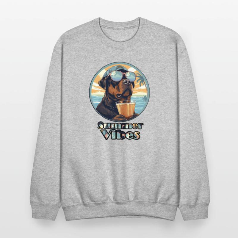 Summer Vibes Dog – Cool Beach Mood Tee