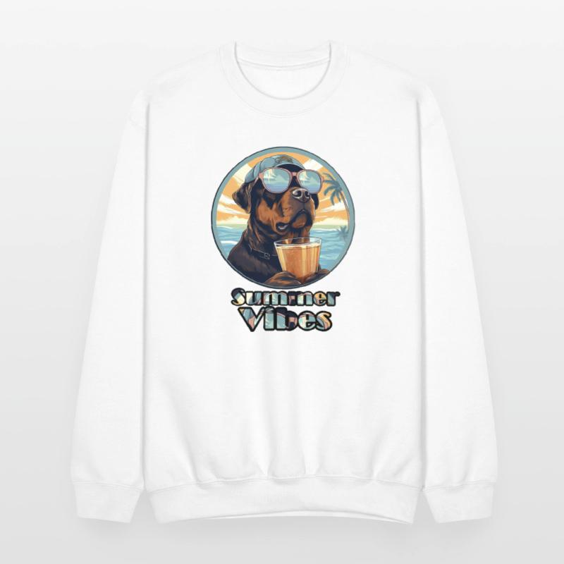 Summer Vibes Dog – Cool Beach Mood Tee
