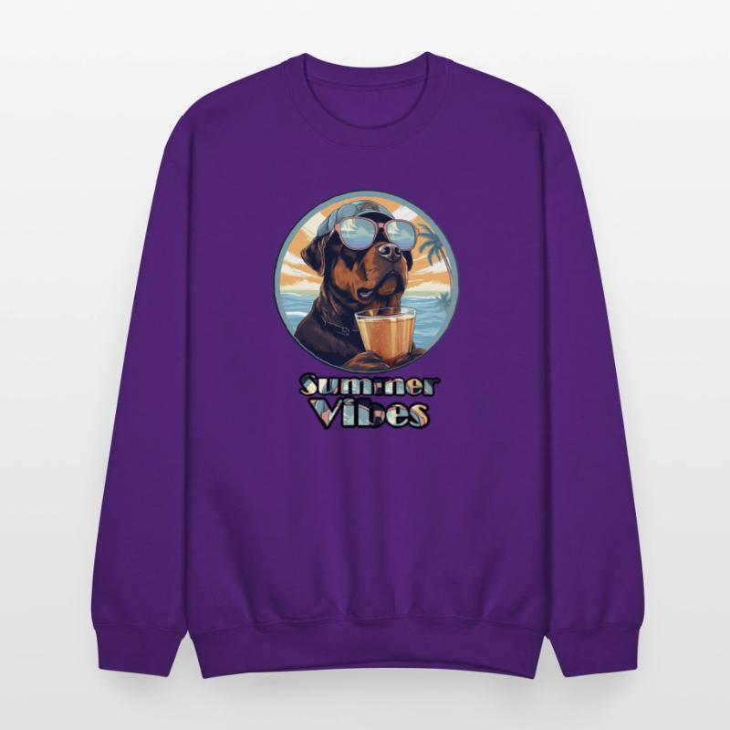 Summer Vibes Dog – Cool Beach Mood Tee