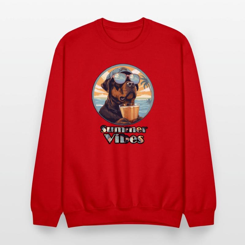 Summer Vibes Dog – Cool Beach Mood Tee