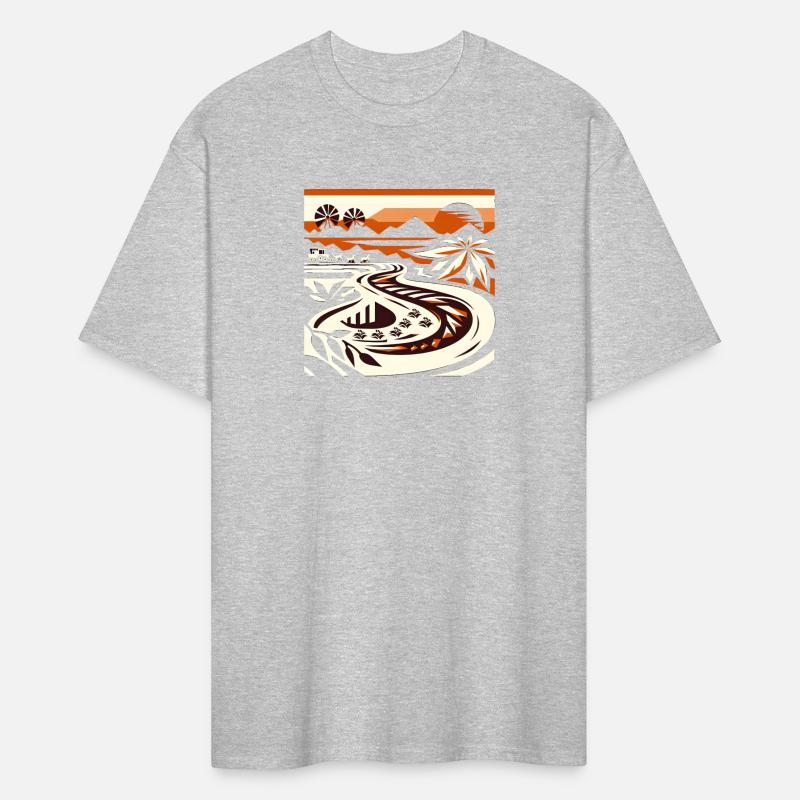 Sunset Fields and Windmills Tee