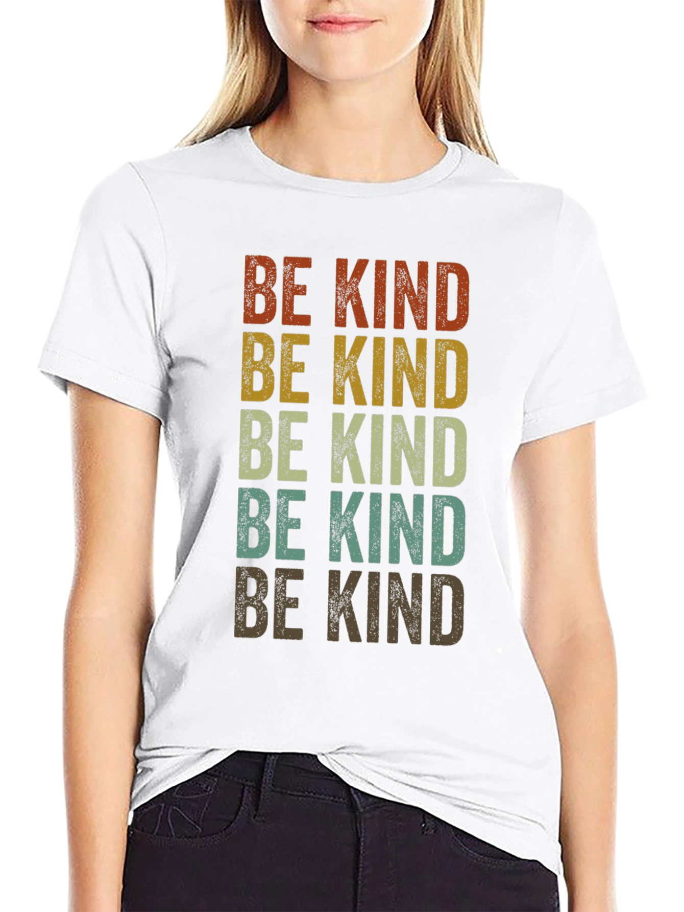 Be Kind Retro Style Graphic T-Shirt