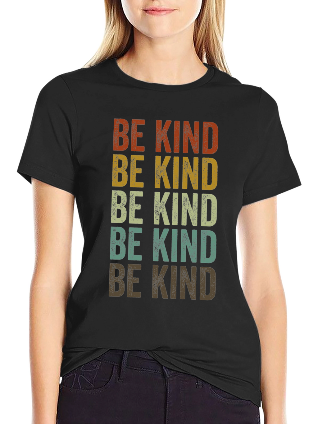 Be Kind Retro Style Graphic T-Shirt