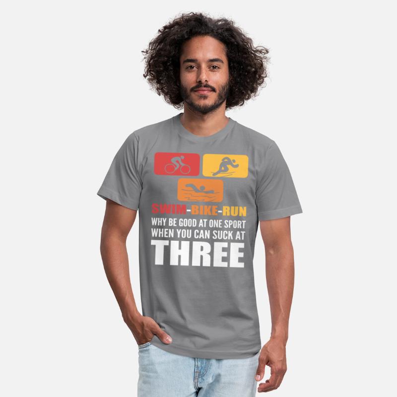 Swim Bike Run Funny Triathlon