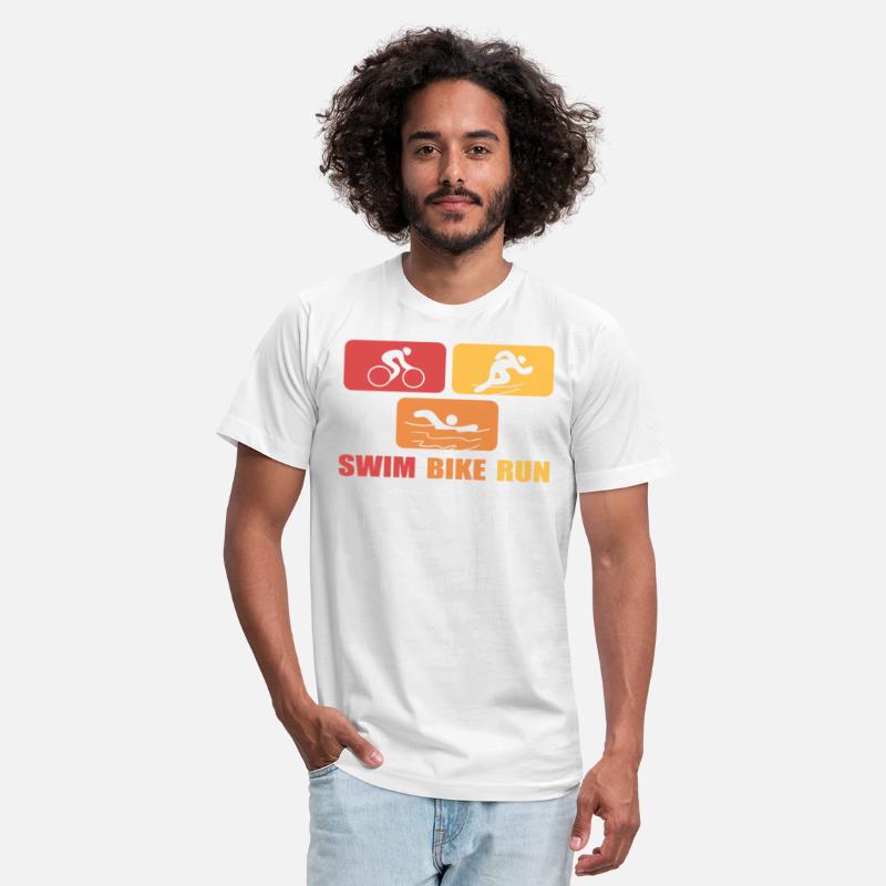 Swim Bike Run Funny Triathlon