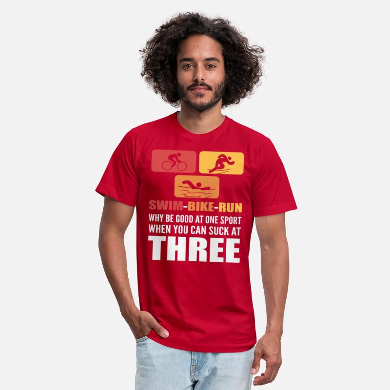 Swim Bike Run Funny Triathlon