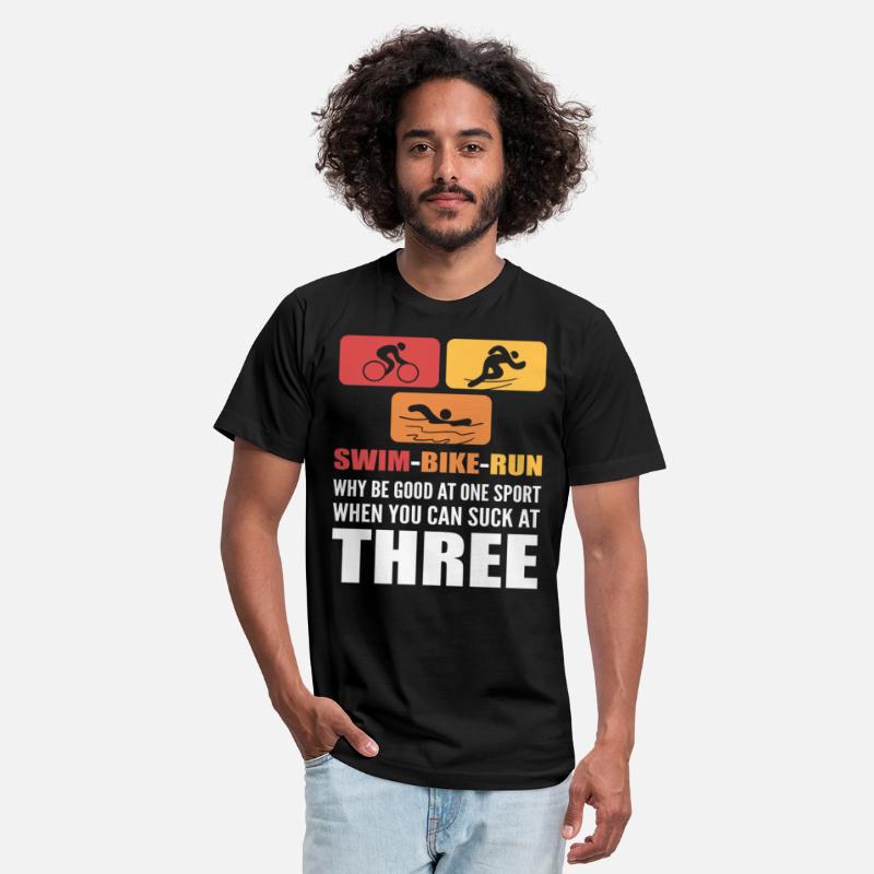 Swim Bike Run Funny Triathlon