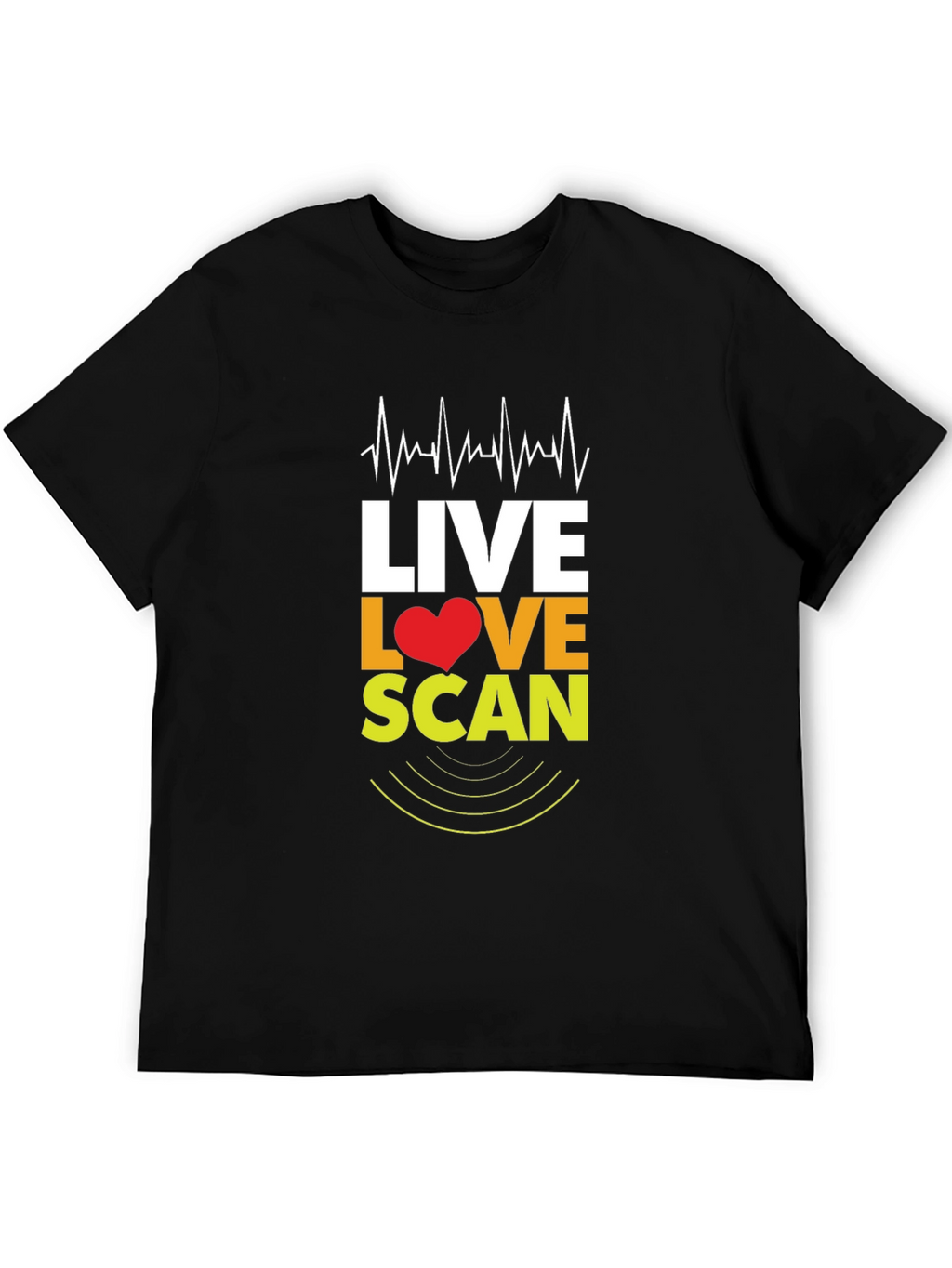 Live Love Scan T-Shirt - Medical Profession Apparel