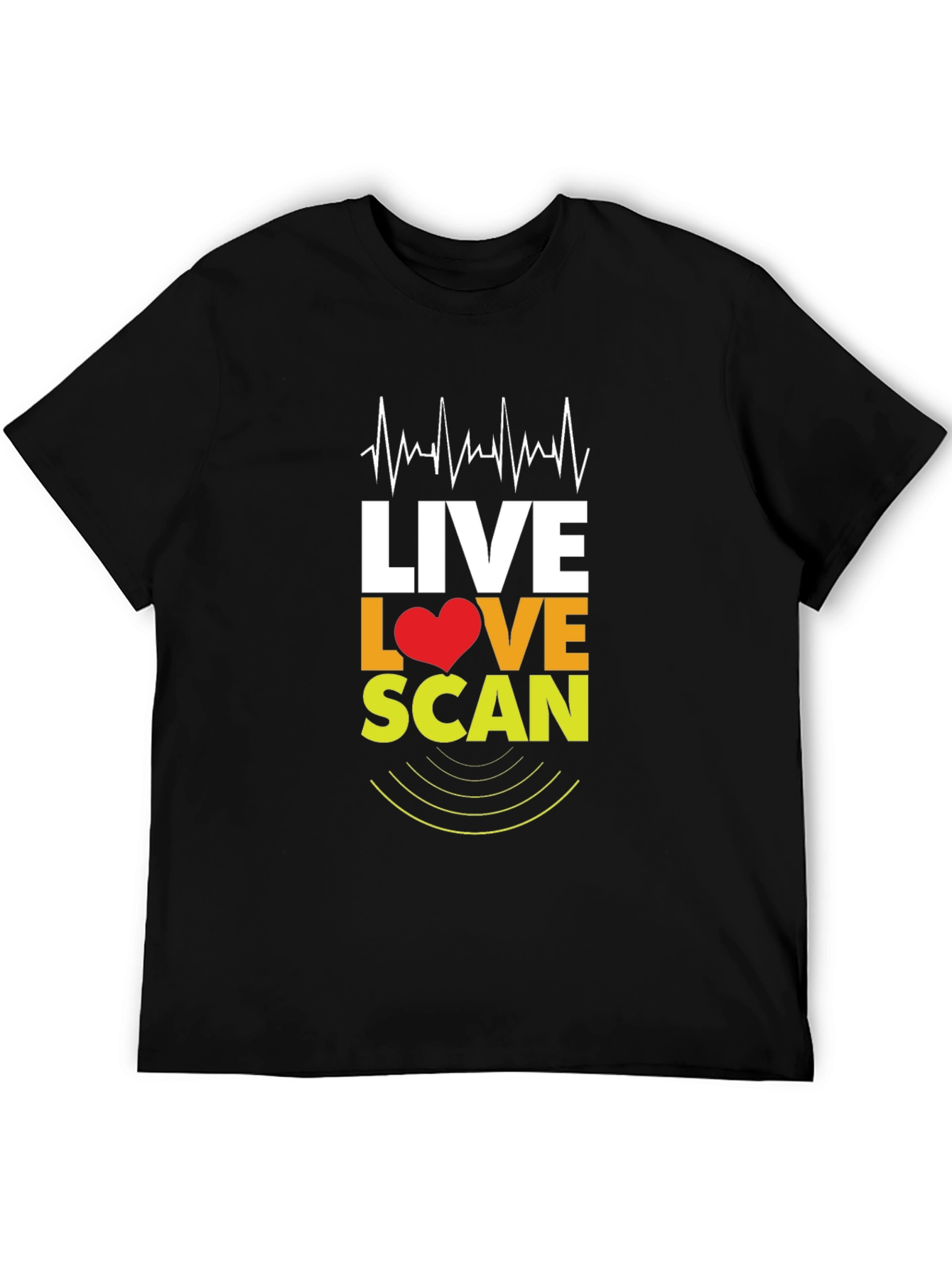 Live Love Scan T-Shirt - Medical Profession Apparel