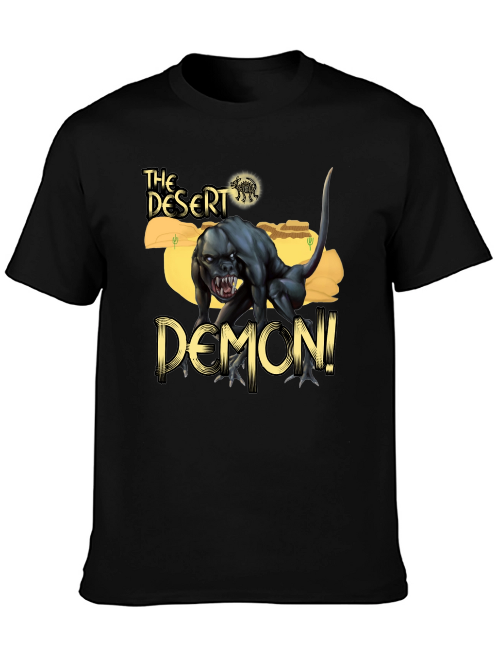 The Desert Demon Black T-Shirt
